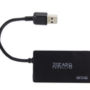 ZGear Connect Four Port USB 3.0 Data Hub - Black