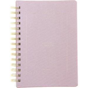 Russell+Hazel 2025-2026 Weekly Planner, Blush Bookcloth, Compact | Plan July 2025 to June 2026 in a compact blush bookcloth planner. Includes 3 bonus months for academic or personal use.