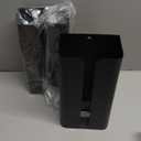 Uiifan 2 Pcs Magnetic Suction Plastic Bag Holder Wall Mount Plastic Grocery Bag Organizer Wide Opening Dispenser Fingerprint Resistant Smudge Proof Saver for Pantry, Black