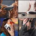 2 x EMNT Mini Magnetic Portable Charger for iPhone,5200mAh Power Bank with Built-in Cable/Metal Stand, Battery Pack Compatible with iPhone 14/13/12/11 Pro/Max/X/8/7/6 etc