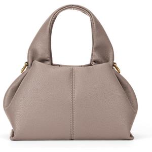 JQWYGB Cloud Pouch Dumpling Clutch Purse Women Tote Shoulder Retro Crossbody Bag with Removable Strap (X-Small, Grey-mini)