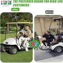 10L0L Golf Cart Brake Cable Stainless Steel Core for EZGO TXT 1994 & up or EZGO TXT Marathon Medalist, Golf Cart Driver & Passenger Side Brake Cable 70716-G03 70273-G03 70969-G03