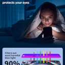 PDDKISS Compatible for iPhone 16 Pro Max Privacy Screen Protector Tempered Glass 6.9 Inch, Purple Gradient Anti Spy Anti Blue Light HD Easy Installation