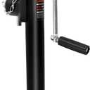 5000 lbs Weld-On Pipe Mount Swivel Trailer Jack 15" Vertical Travel Trailer Tongue Jack, Suitable for Horse, RV, Yacht,Travel,Utility Trailers