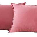 JIAHANNHA Velvet Pink Throw Pillow Covers 12x20 Inches Pack of 2 Soft Decorative Square Cushion Covers for Couch Sofa Bed Livingroom Car,30x50Cm
