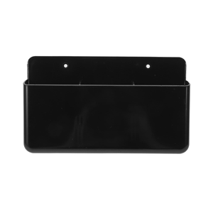 Remote Control Holder Wall Mount - Tv Remote Organizer Self Adhesive - Compact 3-Grid Storage Box for Home Office and School Supplies Black 2-Pack