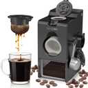 SavePod Coffee Pod Maker with Reusable Coffee Pods, Compatible with Keurig and K-Cup Coffee Machines, Smart, Easy to Use & Convenient (Black, Small)