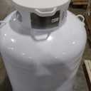 Flame King YSN420ASME 420LB (120 Gallon) ASME Vertical Steel Propane Tank, White