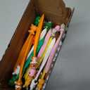 50 PCS Animal Party Favor Stress Relief Bobblehead Pens Fun Cute Pen Fidget Pens Kawaii Bear Cow Cat Elephant Tiger Lion Rabbit Monkey and Frog Shapes Pen for Classroom Prizes, Office Supplies