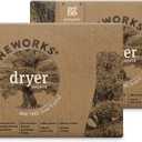 Grab Green Stoneworks Cruelty-Free Dryer Sheets | Softens Fabrics, Freshens Clothing & Reduces Static-Cling and Wrinkles | Plant Based | Oak Tree Scent (160 Sheets) (80 Count (Pack of 1))