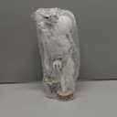 Halloween decor indoor Ghosts Aunics Set of 3 Cute Ghost Figurines with Witch Hats on Wood Base Spooky Halloween Decorations for Table Centerpieces Shelf Mantel Rustic Vintage Home Decor kitchen party