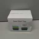 5pcs 60 Cells Seed Starter Tray with Grow Light Indoor Seeds Starter Kit with Lid Plastic Planting Trays Mini Greenhouse Garden