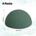 STEFORD 4 PCS Half Ball Floral Foam, Round Floral Dry Foam Blocks Green Flower Styrofoam for Fresh and Artificial Flower Arrangements (5.5 X 2.8 Inches)