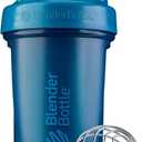 BlenderBottle Classic V2 Shaker Bottle Perfect for Protein Shakes and Pre Workout, 20-Ounce, Ocean Blue