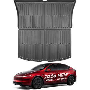 Trunk Mat for Tesla Model Y Juniper 2026,All Weather Heavy Duty Floor Mats Waterproof Rear Cargo Liner Custom Fit for Tesla New Model Y 2025-2026 Accessories