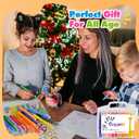 Crayons for Toddlers Washable, 24 Colors Non Toxic Jumbo Gel Crayons for Toddlers 1-3 and Kids ages 4-8, Adult Coloring journaling, Silky Smooth Art Supplies for Preschool, Ideal Gift for Girls