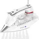 Martisan Steam Iron for clothes, 1800W, Nano Ceramic Soleplate, Dynamic Steam Burst, Precise Thermostat for All Fabrics, Auto-off, Fast Heating, Self-Clean, 4-in-1 Iron, Anti-Drip, Anti-Calc