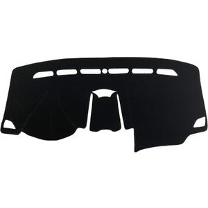 Custom Fit Dashboard Black Center Console Cover Dash Mat Protector Sunshield Cover for Ford Edge 2019 2020 2021 2022 2023 2024 2025