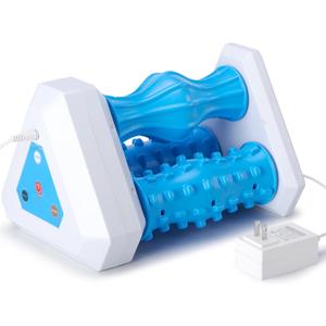 Electric Foot Roller Massager for Plantar Fasciitis Relief Auto Rolling Foot Massager with 3-in-1 Targeted Rollers for Arch & Heel Support, Foot Strain Recovery