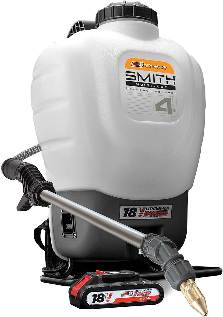 Smith Performance Sprayers Smith Multi-Use Backpack, 18V Li-Ion, 4 Gallon S2E, 190576