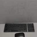 seenda Bluetooth Keyboard and Mouse Combo for Mac, SKM64-2 Rechargeable Slim Wireless Keyboard Mouse Compact, 3 Multi-Device Connection, Compatible for Mac, MacBook Pro/Air, iPad, iPhone, Black Gray