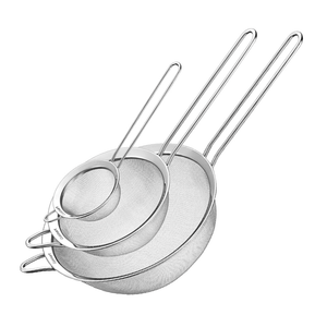 Cuisinart Mesh Strainers, Stainless Steel, Dishwasher Safe, 3-Count