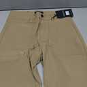 GINGTTO Mens Cargo Pants Slim Fit Stretch Skate Casual Pants for Men Boot Cut Streetwear Khaki Size 32
