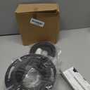 boeemi RV Toilet Flange Socketed 385345892 and RV Toilet Seal Kit Compatible with Aqua Magic Style Plus, Style II and Residence, Ball Seal 34120 & Mounting Hardware Kit with Bolt Cap