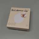 Kitsch Luxury Shower Caps for Women Reusable Waterproof - Flexi Satin Lined, Large Wide Shower Cap for Women & Men, Adjustable, Stylish Hair Cap for Shower, For Long & Short Hair - Terracotta Checker