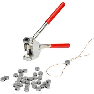 Meter Seal Secure Sealing Sets Lead Security Seals - Include Lead Beans(100pcs), Pliers, Copper Wire(328Ft/100M) - for Electricity/Water Meter Tamper Evident Lock