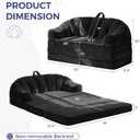 MAXYOYO Folding Sofa Bed, 2 in 1 Convertible Sofa to Lounger, Loveseat