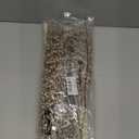 Sea Team 24-Pack Artificial Glitter Berry Stem Ornaments, Decorative Bead Sticks, Glittery Twigs, Picks, Branches for Christmas Tree, Small Vase, Holiday, Wedding, Party (17 Inches, Champagne)