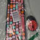 Wireless Keyboard and Mouse Combo, Retro Typewriter Keyboard with Round Keycaps, 2.4GHz USB Cute Wireless Keyboard Mouse for Computer, Desktop, Laptop and Computer (BlackColorful)