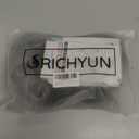 RicHyun Mens Short Wavy Grey Wig Synthetic Layered Cosplay Costume Party Wigs