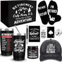 10 Pcs Retirement Gifts for Men 2026, This Legend Has Retired, Happy Retirement Gifts for Dad, Grandpa, Coworker, Teachers, Boss, Friends, Retirees, 20 Oz Tumbler Best Retirement Gifts Basket