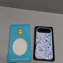 Goodon for iPhone Air Case Cute,Aesthetic Vintage Blue Wildflower Shell,Compatible with Magsafe,Trendy Unique Cool Retro Coquette Floral Protective Slim Silicone Phone Cover for Women Girls (Azure Botanical Pattern)