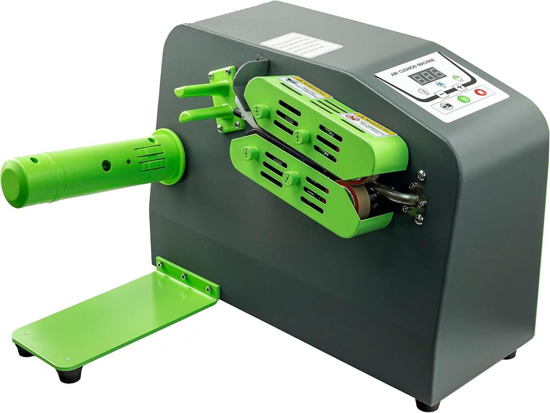 UpgradedLDS Air Cushion Machine Air Pillow Maker Air Bags Packing Machine Air Cushion Speed 52 Ft/Min max Heating Up Fastly in 15 Seconds D10