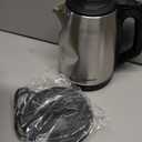 Stariver 2.5L Large Electric Kettle, BPA Free Stainless Steel Water Heater, Fast Boil Electric Tea Kettle, Water Boiler with Auto Shut-Off & Boil-Dry Protection for Family (10-12 Cups) (Black Silver)