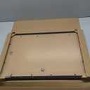 16x24 Picture Frame Set of 2, Black Photo Frames High Transparent Wall Gallery Desktop Horizontal Vertical for Canvas Collage Photo Poster Certificate 16 x 24 inches