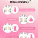 Reusable Silicone Nipple Covers for Women, Breathable Lift-Up Breast Petals, Invisible Adhesive Pasties for Wedding/Strapless Wear, No-Slip & Sweatproof Beige