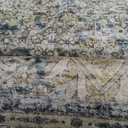 Loloi Amber Lewis Morgan Collection MOG-03 Denim/Multi 7'-3" x 9'-3" 38" Thick Area Rug feat. CloudPile, Neutral, Room Dcor, Vintage Inspired, Livingroom, Bedroom, Dining Area