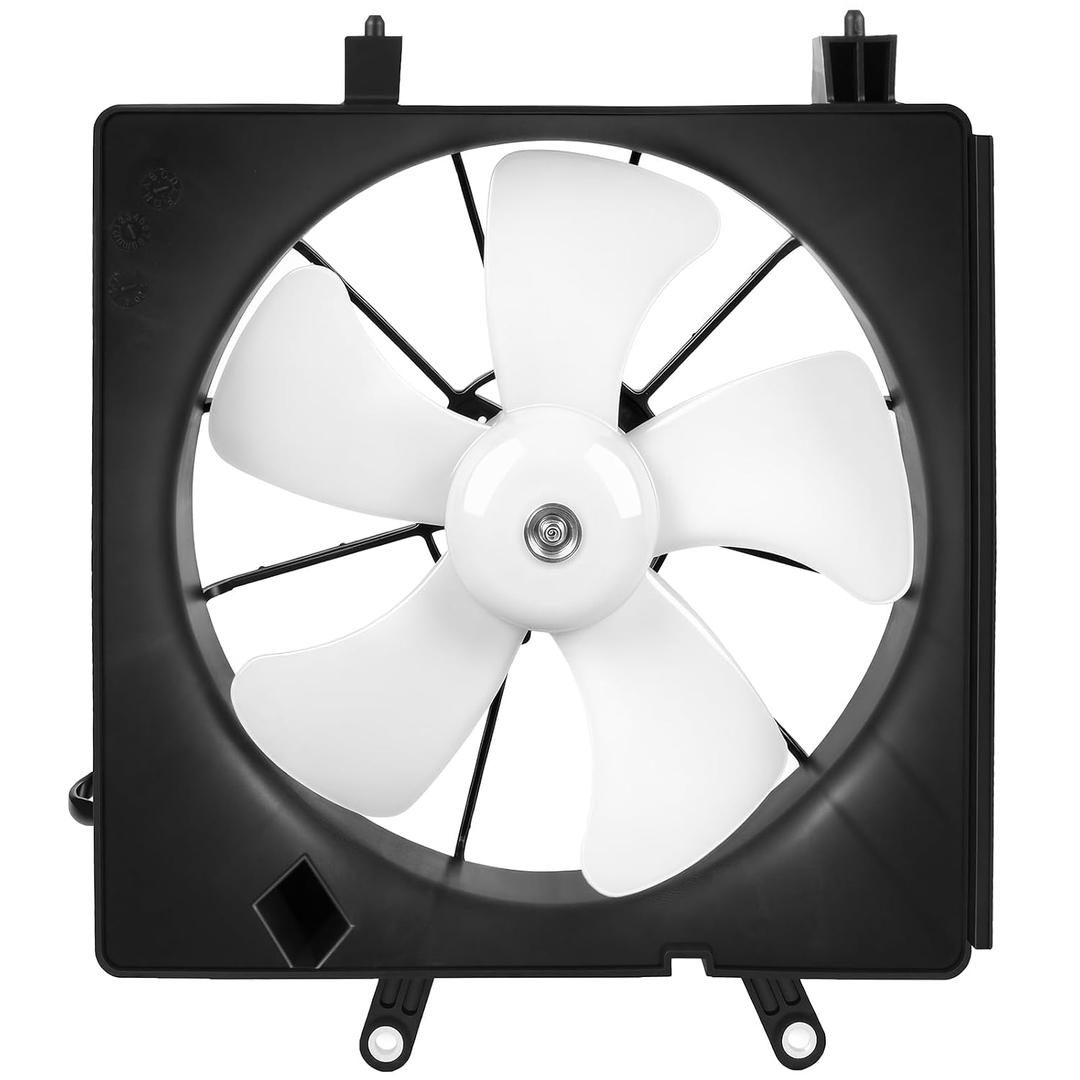 620-219 Radiator Cooling Fan Assembly Fits for 2001-2005 Honda Civic 1.7L Replaces OE HO3115115 19030-PLC-003