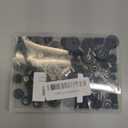 120 Set 3 Size, Cutting Board Feet Kit, Round Rubber Feet with Stainless Screws, Non Slip & Noise Reduction Rubber Bumpers Pad for Chairs Furniture and Electronics 1/2" W 9/16" W 13/16" W