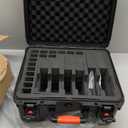 Pistol Gun Case for Multi Handguns - Hold Multiple Pistols & Magazines, Pre-cut Waterproof Hard Shell Gun Box, TSA Approved Pistol Case for SIG Sauer, Smith & Wesson, for Colt, for Revolver, for Glock