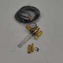 RX WELD Argon Regulator Flowmeter Gas Gauge for Mig Tig Weld with Gas Welding Hose