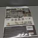 Peel and Stick Backsplash Tile for Kitchen and Bathroom Wall,3D Grey Panel Removable Wallpaper(10 Pack of 13.5"x11.5")