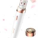 Epilator, 2 in 1 Epilator for Women Rechargeable, Women's Electric Shaver with LED Light, Hair Removal, Hair Removal for Women Legs/Face/Bikini/Arms, Smooth Epilator Trimmer Travel Kit Set, Simple to use