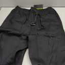 PINSPARK Men's Fleece Sweat Pants Joggers Cuffed Sweatpants Warm Cotton Baggy Sweatpants with Waist Elastic, L