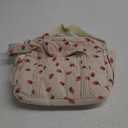 Corduroy Lunch Box Lunch Bag for Women Men, Cute Strawberry Small Insulated Reusable Work Leakproof Simple Lunch Boxes Tote Bag Adults Cooler Bag