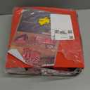 Mrrihand Christmas Ornament Storage Box, Ornament Storage Container with 8 Trays-Xmas Decoration Organizer Keeps 128 Holiday Ornaments 3-Inch, Dual Zipper Closure, 600D Tear-ProofRed